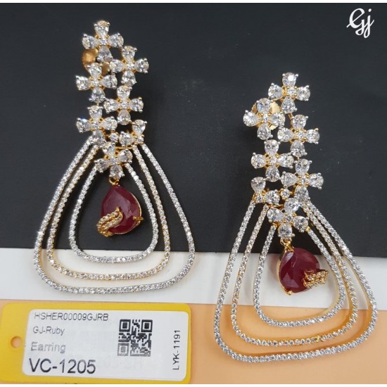 GJ-Ruby earring 