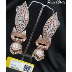 ROSE WHITE-RO EARING