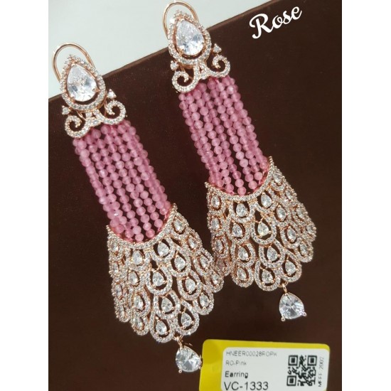 ROSE RO-PINK EARING